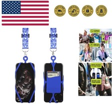 Cell Phone Lanyard - Universal Mobile Phone Lanyard with Case Holder, Card Po...