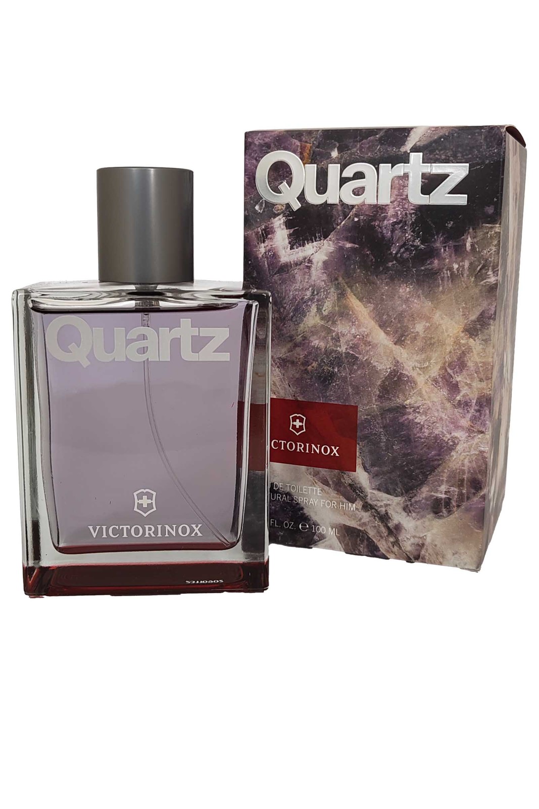 Victorinox Quartz Eau de Toilette Spray 100ml Mens Fragrance Woody Scent