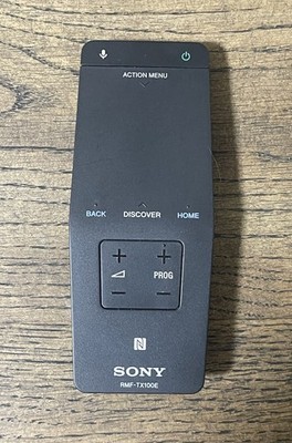 Sony RMF-TX100E Original Fernbedienung TV NFC Sprachsteuerung Schwarz EU