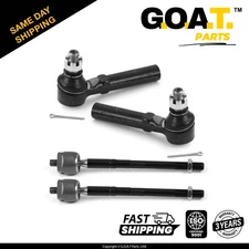 Inner & Outer Tie Rod End Kit for 2005-2022 Toyota Tacoma 4WD RWD 4 PC