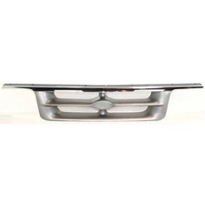 Grille For 95-97 Ford Ranger Chrome Shell w/ Gray Insert Plastic