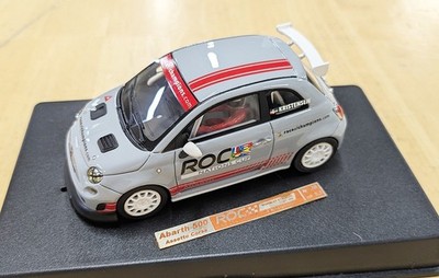 Racer SilverLine Fiat 500 Abarth ROC 1:32 Slot Race Car
