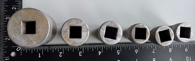 6er Set Vintage Duro/Indexro SW78/53/46/39/29/22-D-1 12 Point - U.S.A