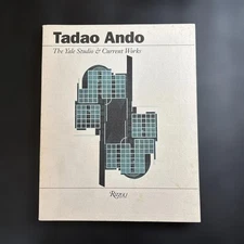 Tadao Ando Art Book Signed Yale Studio & Current Works Graphic Design