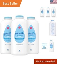 Softening Baby Powder with Cornstarch Aloe - 66 oz Total, Safe for All Ages