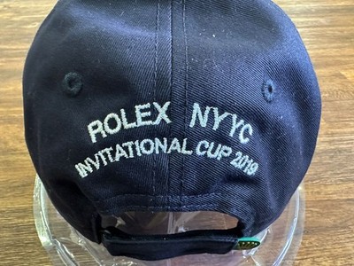 Rolex New York Yacht Club Invitational Cup 2019 Hat, Retainer Clip, Mint Cond.