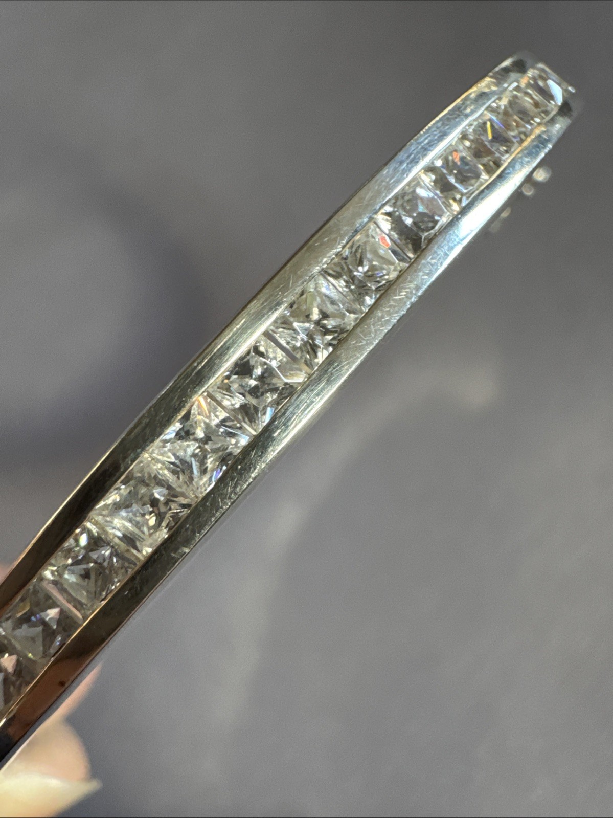 Sterling Silver 925 Hinged Bangle Simple Design S… - image 17