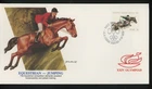 Postal History Ireland #712 FDC Sports 1988 Seoul Olympics Equestrian - Jumping