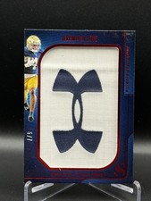 2025 Panini Silhouette Jeremiyah Love Under Armor Logo Patch /7 Notre Dame Irish