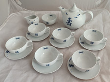 15 teiliges Tee-Service f&uuml;r 6 Personen - Porzellan - Longevity Tea Set