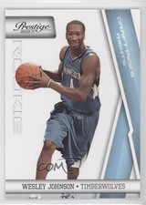 2010 Prestige Rookie Draft Picks Rights Light Blue /999 Wesley Johnson #194 0qr0