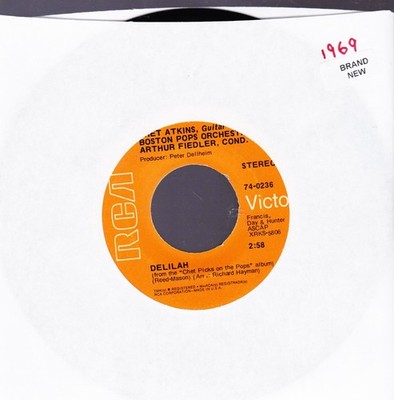 CHET ATKINS 45s  DELIAH-1 (BOX-3)
