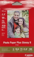 *NEW* Canon Photo Paper Plus Glossy II (PP-201) 4x6/100 sheets per pack *NEW*