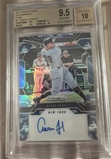 2017 Panini Prizm Camo Autographs #7 Aaron Judge 12/15 AP-AJ - BGS 9.5/10