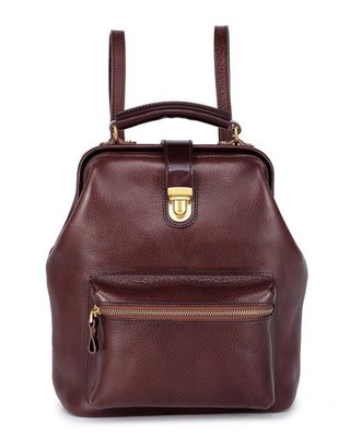 Old Trend Womens Doctor Backpack Leather New With Tags With Minor Scuffs