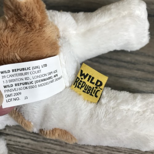 Wild Republic Jack Russell Terrier Puppy Dog Plush Animal Beanbag Lovey 8" RARE - Picture 7 of 10
