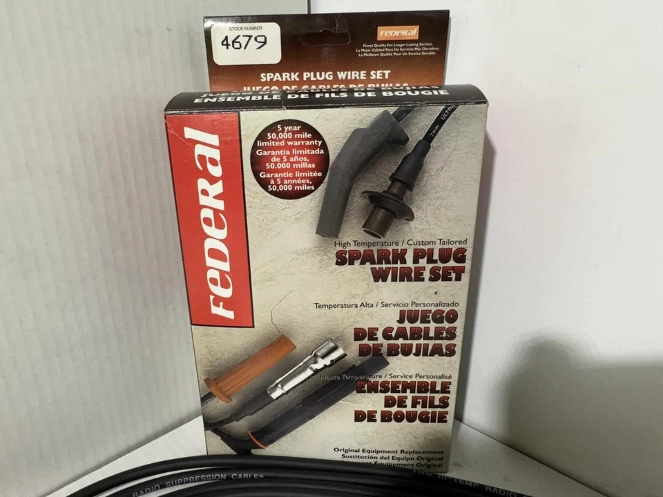 Ignition Wire Set Fits 76-80 Chevrolet Luv Federal 4679 - Image 3 of 3