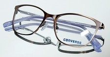 Originale CONVERSE Eyeglasses Q202 BROWN New Metal 49-17-135 Stainless Steel