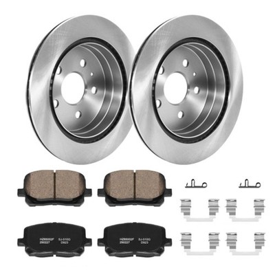 Front Disc Rotors Brake Pads for 2003-2008 Toyota Corolla Matrix Pontiac Vibe