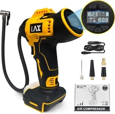Tire Inflator Portable Air Compressor for DeWalt 20v Max Battery Power,160PSI Co