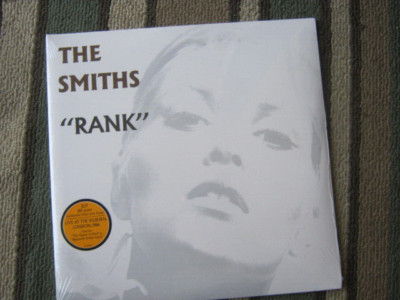 SMITHS 'RANK' NEW/SEALED LIVE IN LONDON 1986 G/F CVR 180GM VINYL 2-LP SET w/PSTR