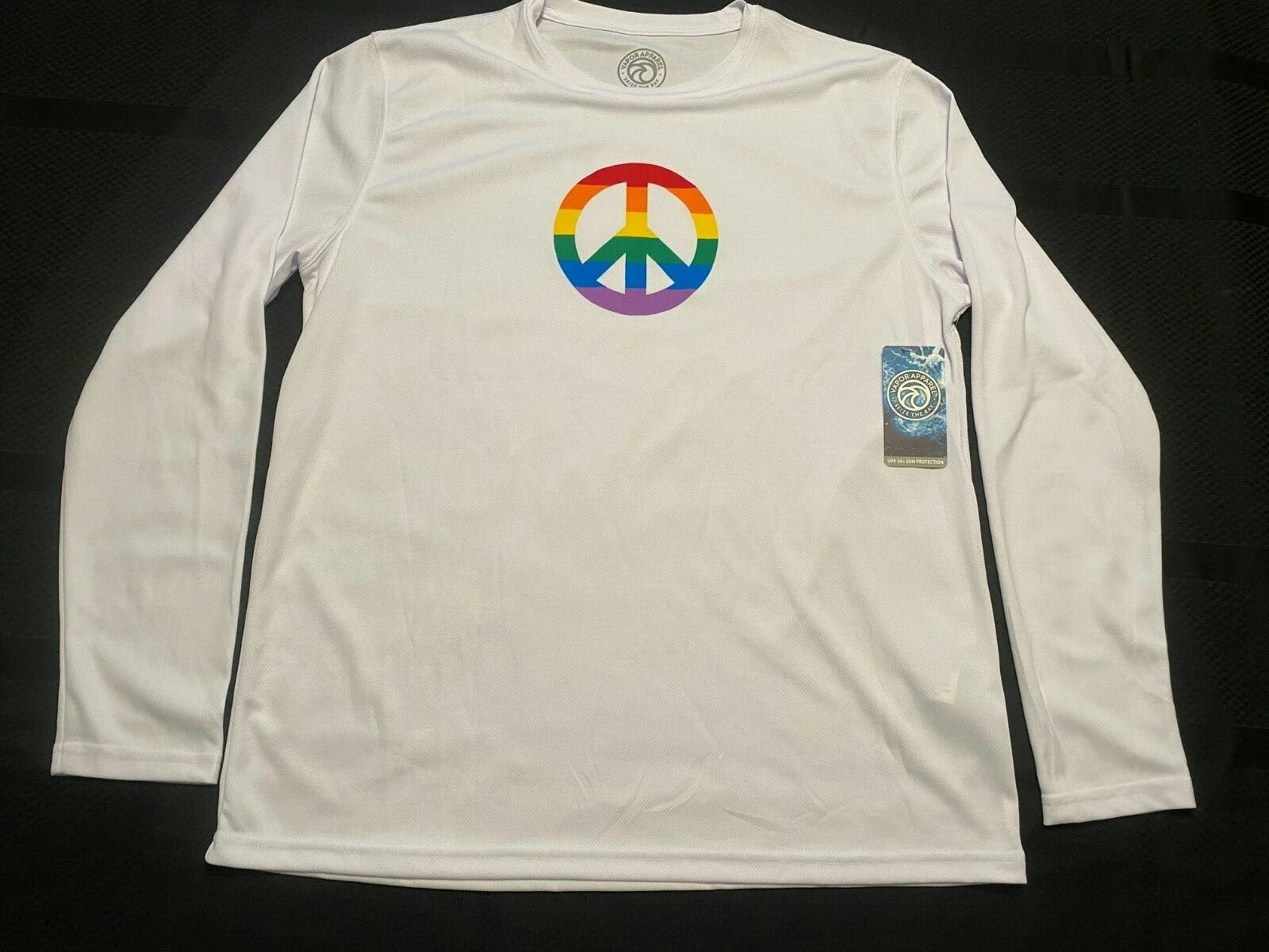 VAPOR APPAREL UPF 50 Sun Protection Long Sleeve T-shirt Sz XL Cool Wicking,New
Opens in a new window