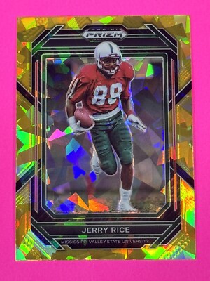 2023 Panini Gold Ice Prizm Jerry Rice Mississippi Valley State No 51 
