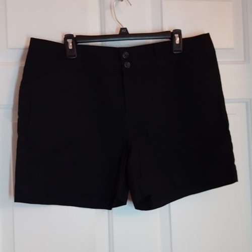 Crazy Shirtz Black shorts Sz 14 - Picture 1 of 3