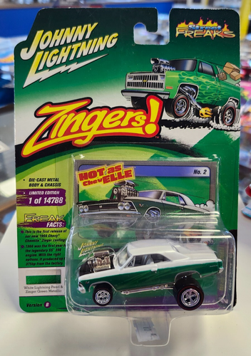 Johnny Lightning Street Freaks 1971 AMC Gremlin  Zingers   Metallic Li Green 1 64 Scale Diecast Due Late October 2025