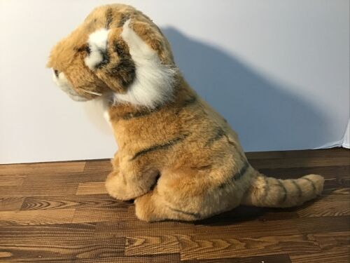 Vintage 11.5” America Wego Plush Striped Tiger Number 9700 Stuffed Animal - Picture 2 of 6
