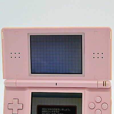 Nintendo DS Lite HandHeld Console System Light Noble Pink For DS DSL DSi GBA