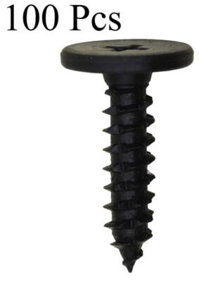 100 Pcs Flat Head Tapping Screw Compatible with Honda 90103-SDA-A00