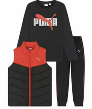 NWT PUMA BOYS 3 PIECE VEST SET Mulit Color M 10-12 