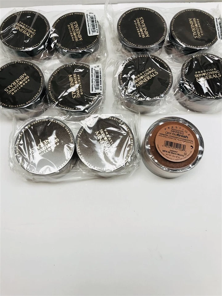 Lot of 11 Prestige Gentle Finish Mineral Powder Foundation (MFN-08 Warm Mocha) - Image 3 of 4
