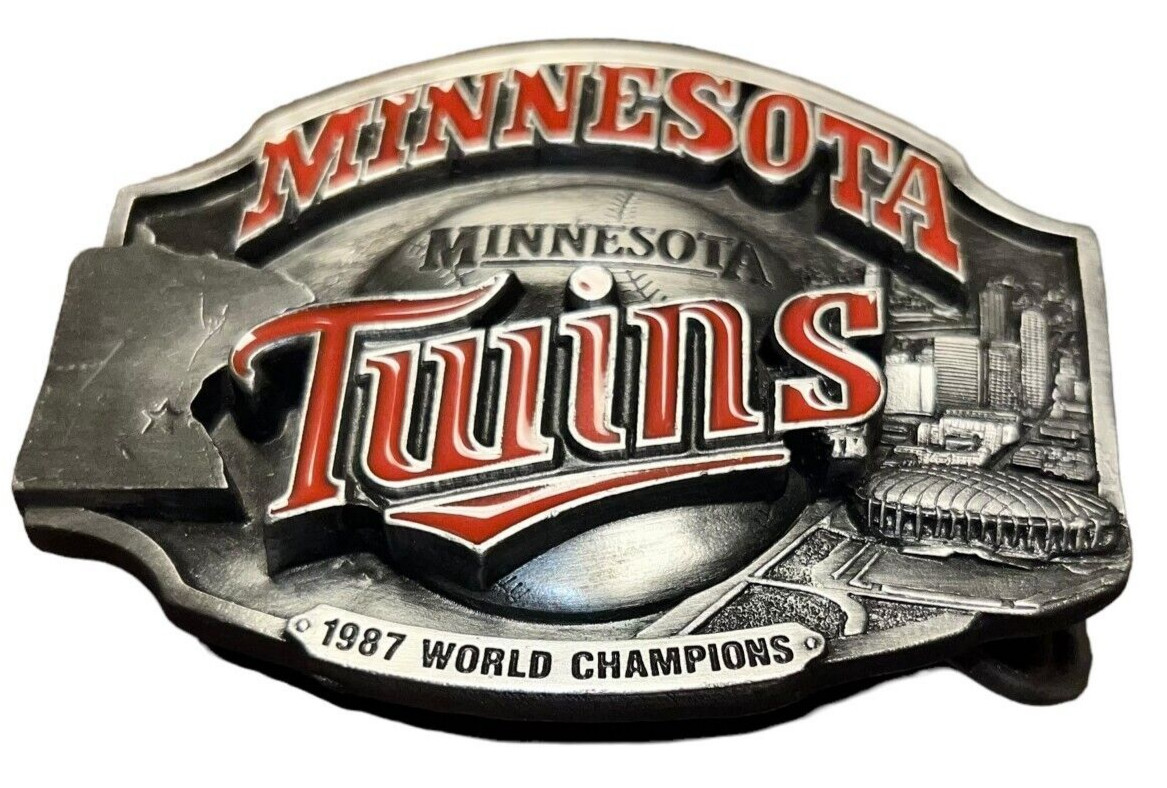 Vtg Minnesota Twins MLB 1987 World Champions  Siskiyou
