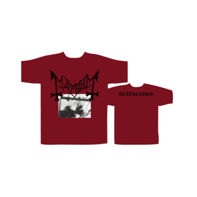 Mayhem - Deathcrush Red Band T-Shirt - Official Merch