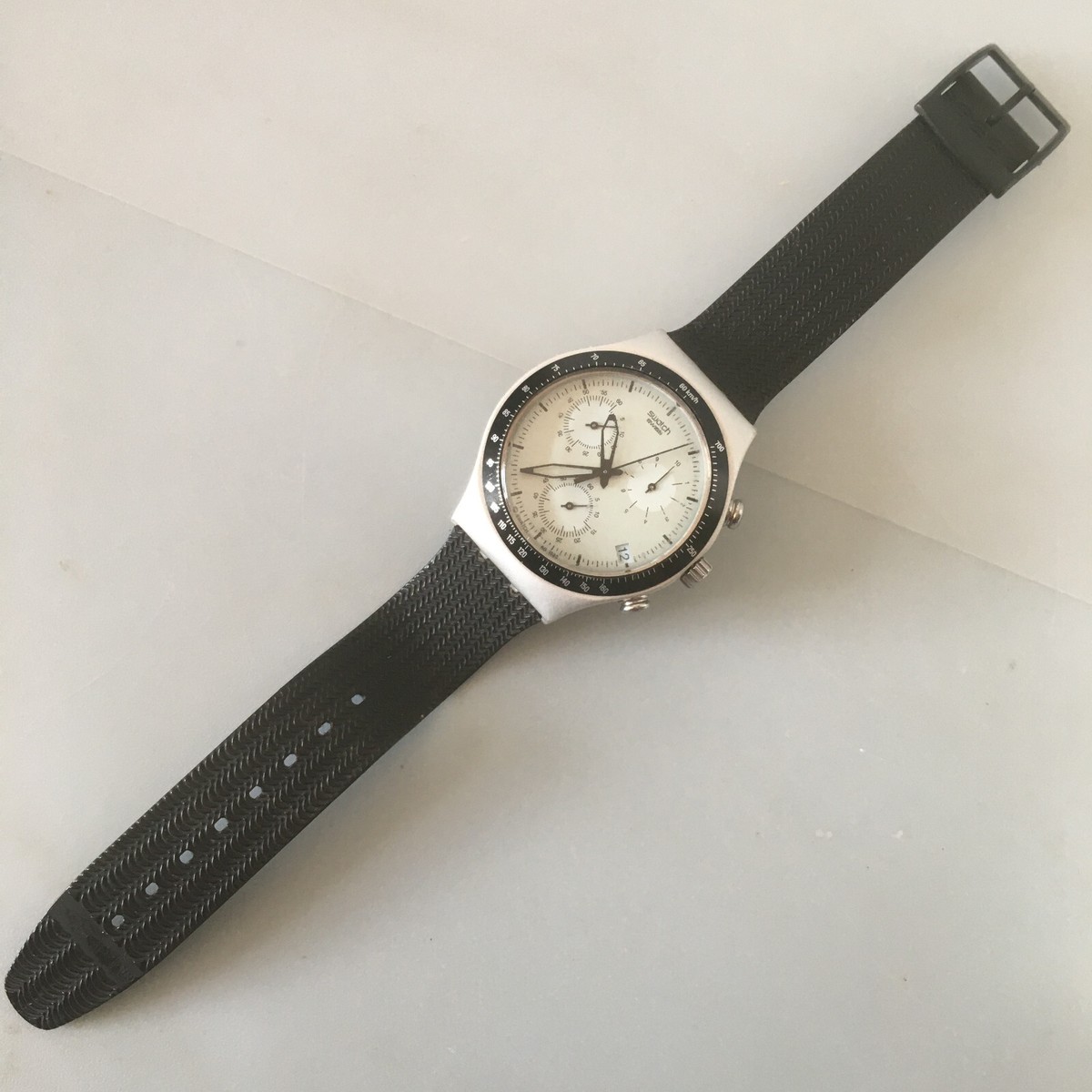 SWATCH Watch SIBERIAN Irony Chrono YCS4003 1999 Chronograph Swiss