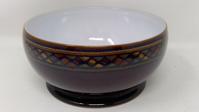 Denby England Shiraz 8 1/4'' Round Vegetable Salad Serving Bowl