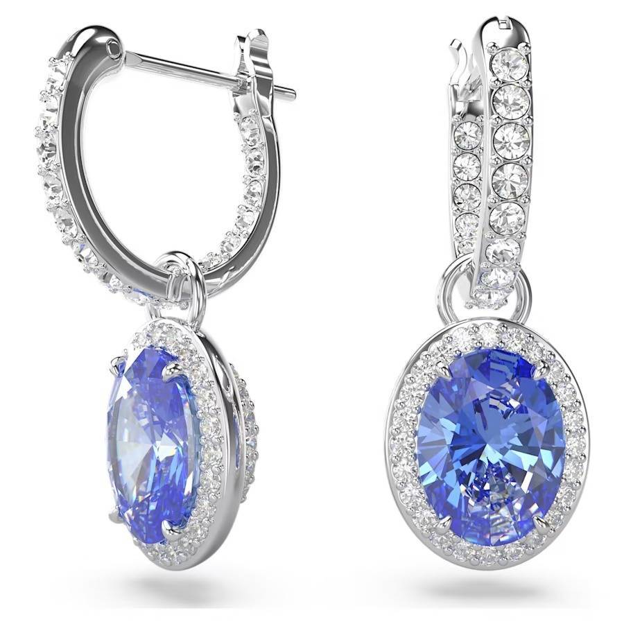 Orecchini Swarovski Constella Pendenti 5671817 Earrings Rodio Donna Nuovi Blu