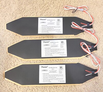 3x Facon 3'' x 13'' RV Elbow Pipe Heater Pad For 3'' Elbow Pipe Tank Heater 