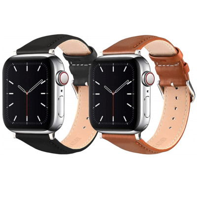 Genuine Leather Band iwatch Strap For Apple Watch Series Ultra 3 11 10 9 8 7 SE