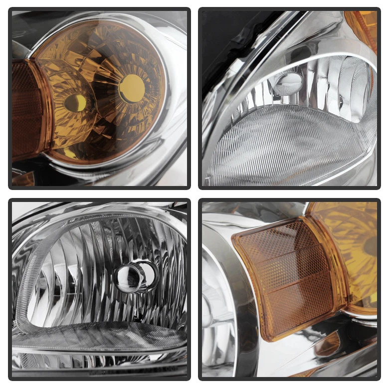 Par de faros de cristal Pursuit 2005-2010 Cobalt 07-10 Pontiac G5 05-06 Foto 4 de 4