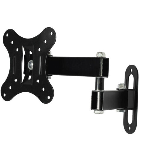Flat Screen TV Wall Mount Monitor Bracket Swivel Tilt LED LCD HDTV 14 to 27 Inch - Picture 1 of 6