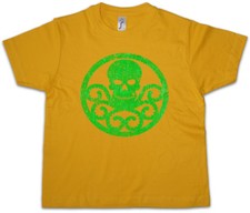 HYDRA LOGO III Kids Boys T-Shirt Nick Marvel SHIELD Fury Comic Movie Shirt