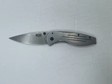 SOG Aegis FL Folding Knife Closed Stainless Steel Blade