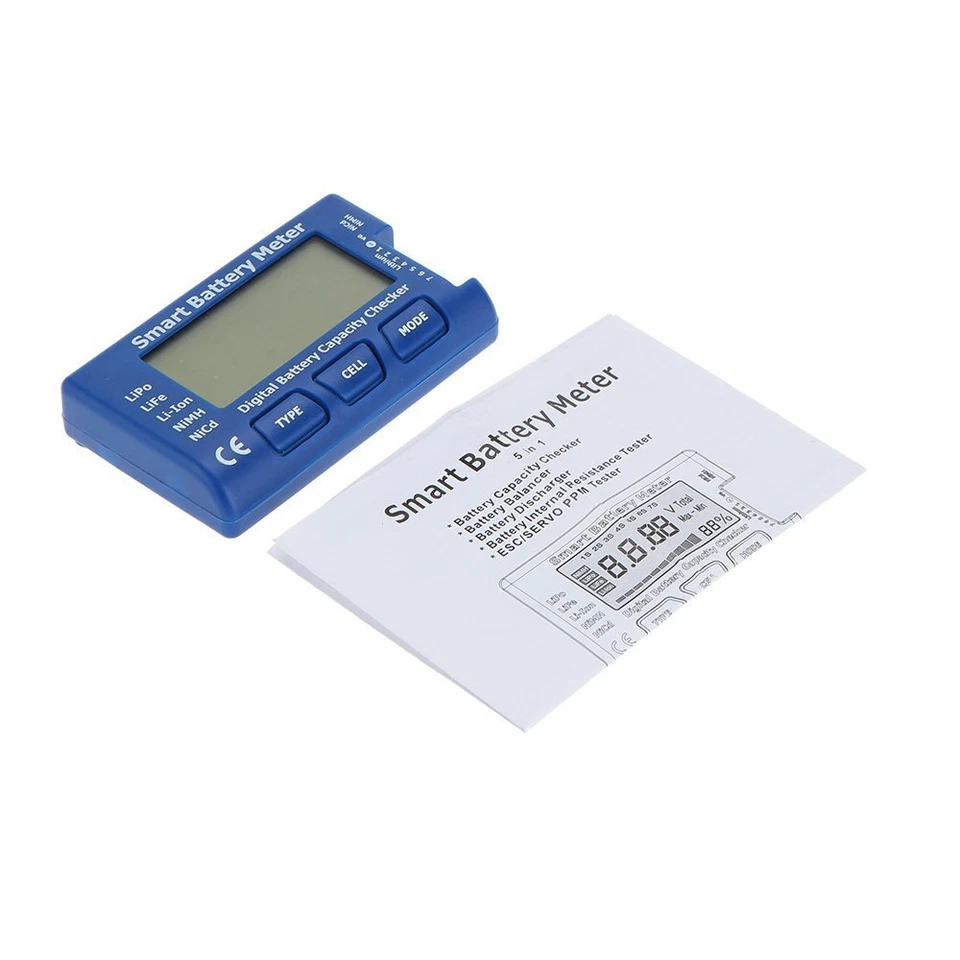 RC CellMeter Digital Battery Checker Voltage Tester for LiPo Li-ion NiMH Nicd - Image 3 of 4