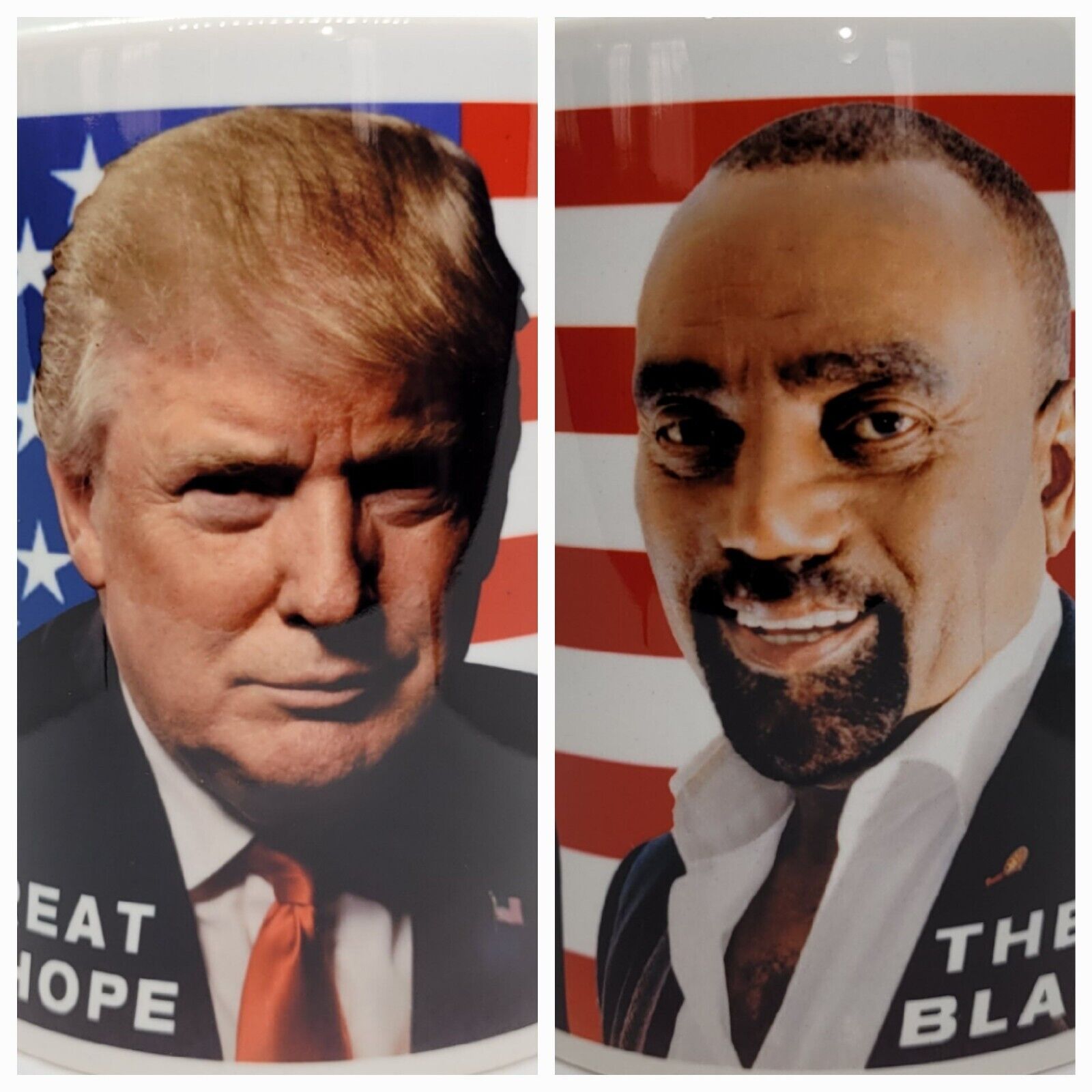 Donald Trump Jesse Lee Peterson MUG Great White Hope Great Black Hope JLP  DJT | eBay