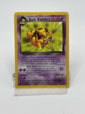 Pokemon DARK KADABRA 39/82 Team Rocket 