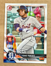 ISAAC PAREDES - 2018 1st Bowman Draft #BP76    FS  QTY
