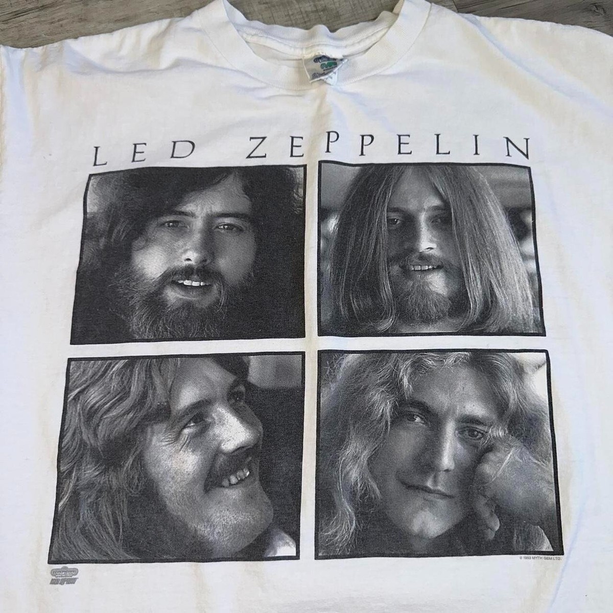 ミュージシャン 90's LED-ZEPPELIN T-shirt Vintage 90s Led Zeppelin Best T-Shirt